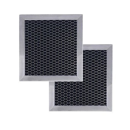 DURAFLOW FILTRATION Filters for Whirlpool 820623A 8206230 - 5-1/8 x 5-3/8 x 3/8 - 2 Pack CF2541 2-Pack